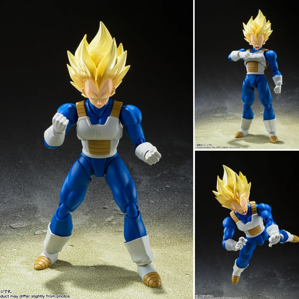 

In Stock Original Bandai S.H.Figuarts Vegeta Anime Figure Dragon Ball Z Awakening Super Saiyan Blood PVC Toys Action Figure Toys