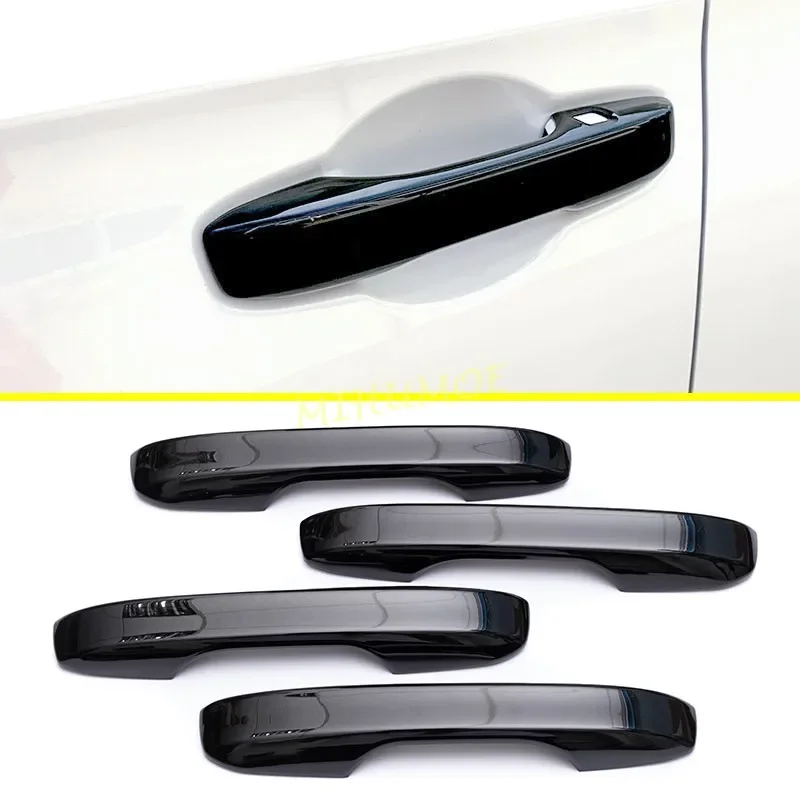 Glossy Black Exterior Door Handle Cover Protector For Honda Accord Civic CR-V ZR-V Accessories 2022 2023 2024 2025