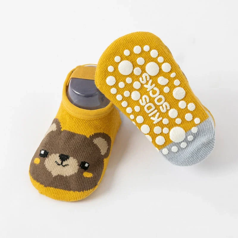

Anti-Slip Baby Floor Socks Cute Animal Kids Boat Sock Cartoon Newborn First Walkers 0-1Year Boy Girl Children Cotton Footwear