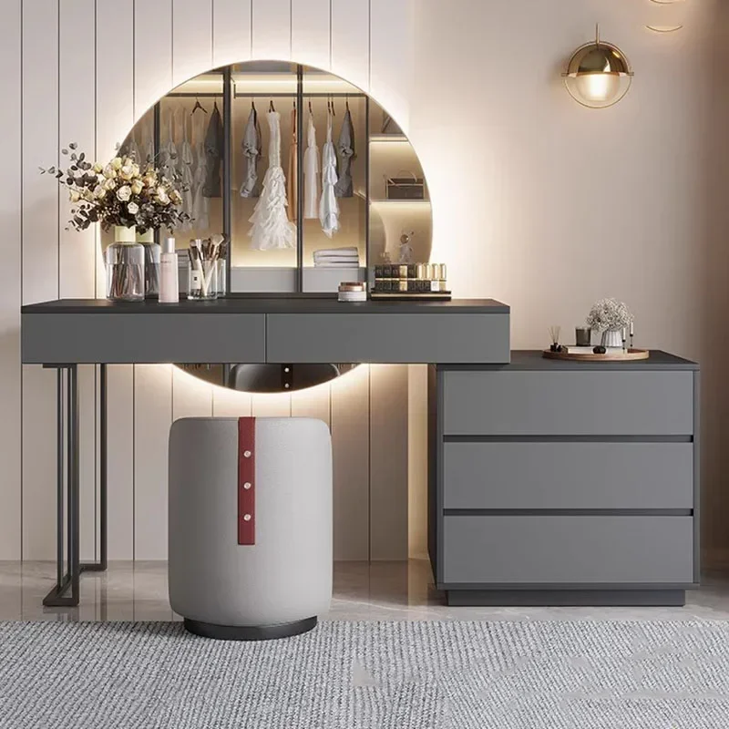 

Mobile Storage Dressing Nightstands Table Cabinet Organizer Desk Women Dressing Table Vanity Schminktisch Bedroom Furniture