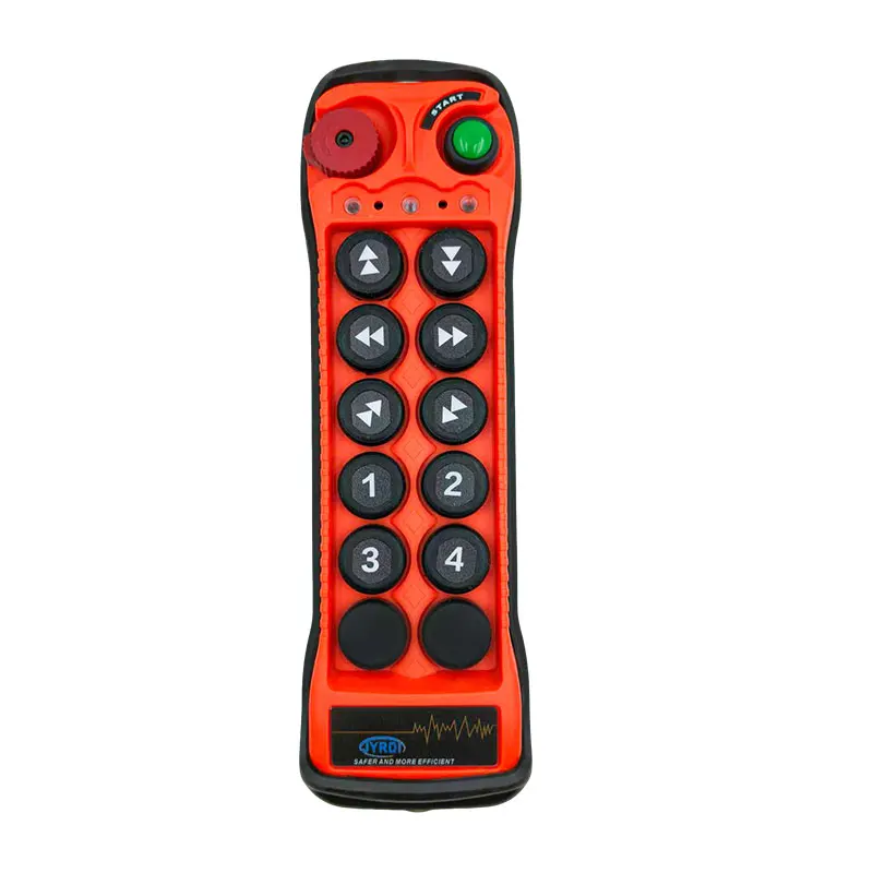 

New Q1010 Double speed 10 buttons Industrial Wireless Radio Crane Remote Control switches Hoist overhead bridge Crane Controller