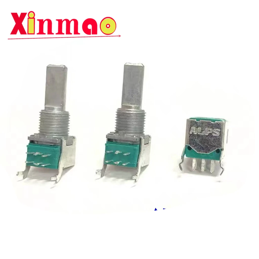 1PCS ALPS RK09 Dual Rotating Amplifier Audio Volume Adjustable 5K10K20K50K Potentiometer Shaft 20MM