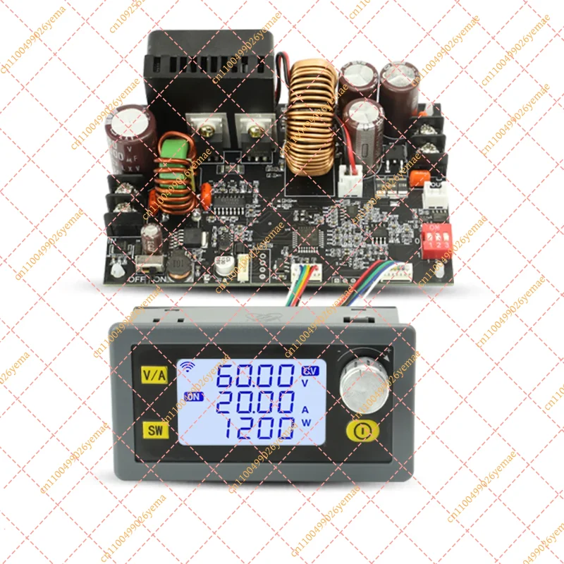 XY6020L 20A 1200W Buck Converter Module 6-70V to 0-60V CNC Adjustable CV CC Power Supply Board