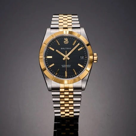Baltany Men Automatic Watch 36mm Vintage Mechaical Wristwatch
