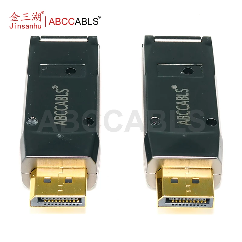 ABCCABLS A6000 Brand New LC DP Fiber Optic Extender 4K 60Hz Uncompressed For Transceiver EMI Resistant Stage LED Wall
