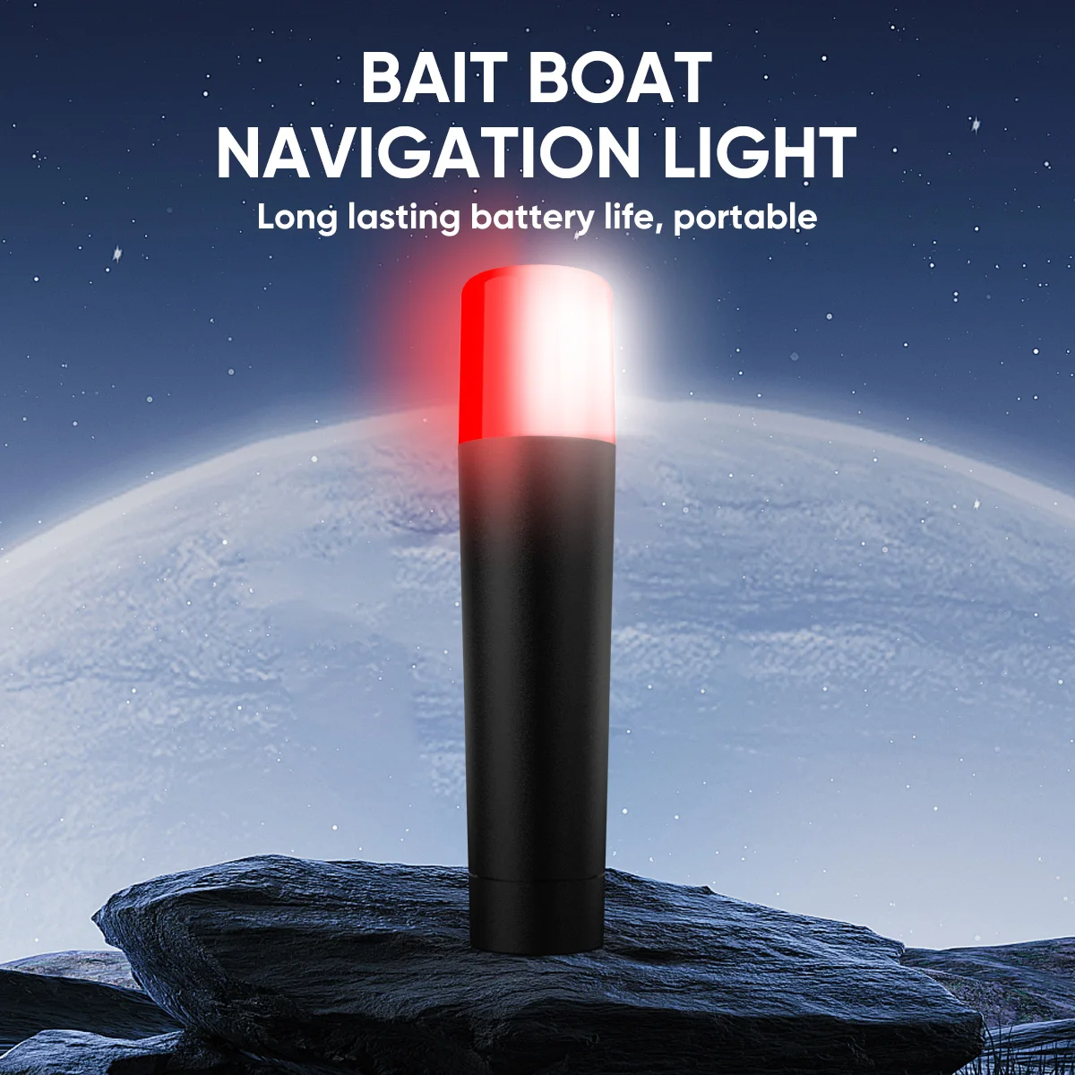 

Boat Navigation Lights for Fishing Bait Boat LED Boat Lights with 300-500M Long-Distance IP67 Waterproof Three-Level Brightness
