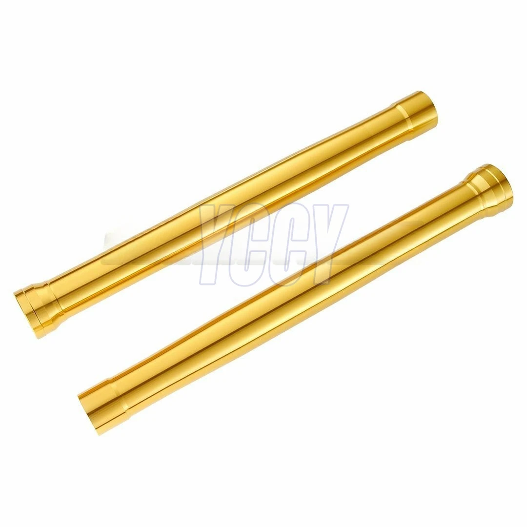 1RC-23126-11-00 540mm 2× Motorcycle Outer Front Gold Fork Tubes For Yamaha MT09 MT-09 MT 2014-2020 Front Fork Pipes 1RC231261100