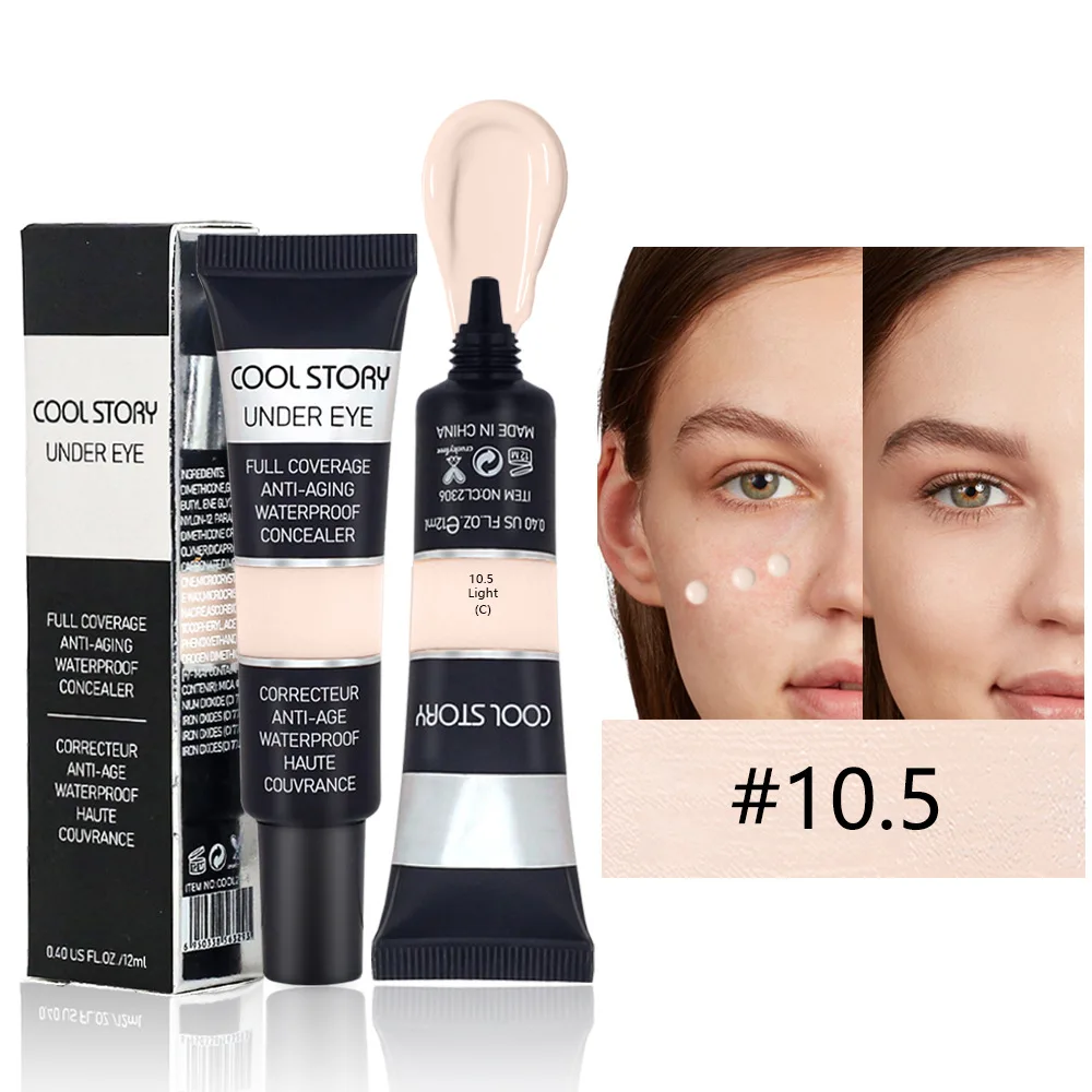 Longlasting Maquiagem Natural Cosméticos, Corretivo acne cicatrizes círculos escuros, manchas do corpo tatuagens, olhos e rosto, atacado, novo