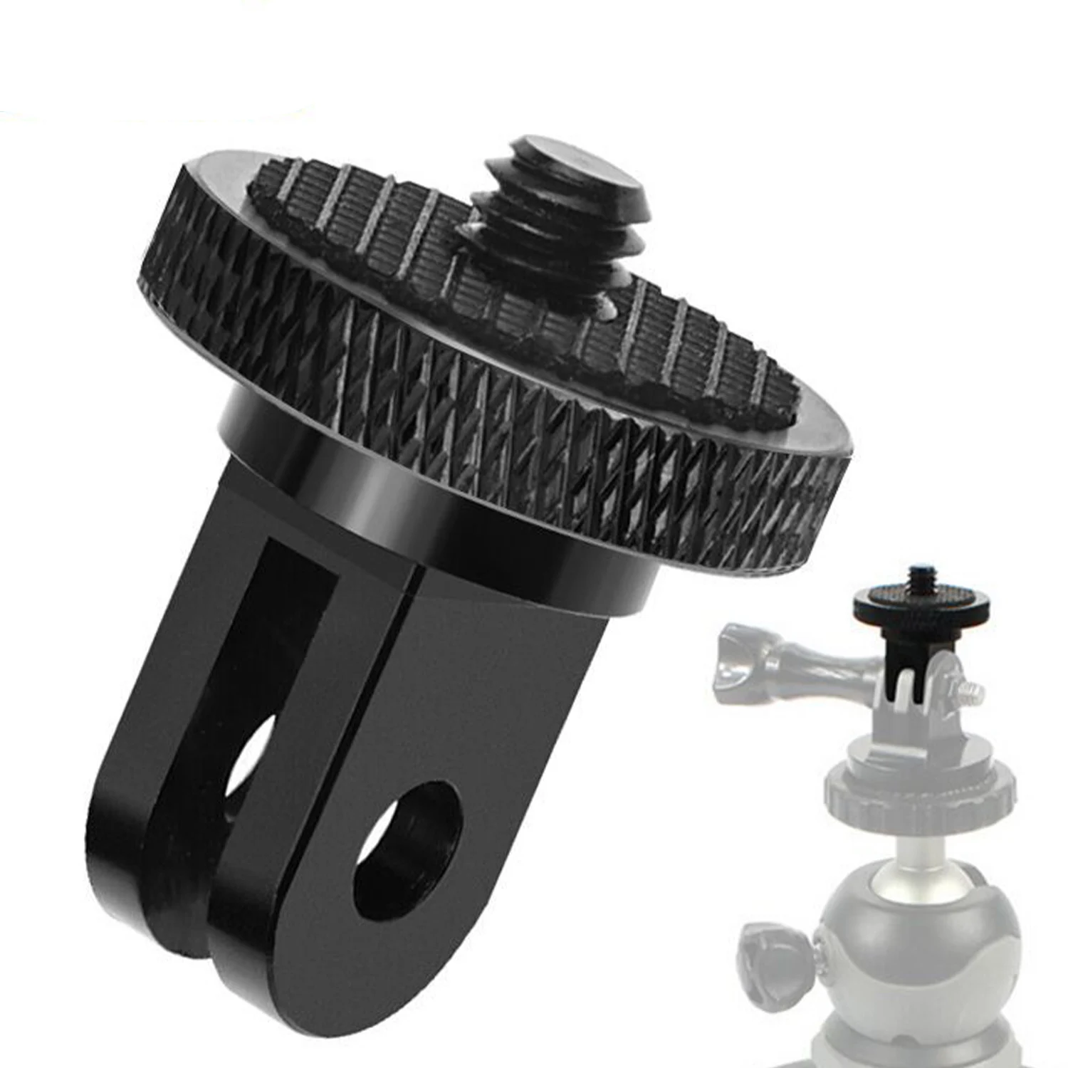 

New Aluminum Alloy 1/4 inch Mini Tripod Adapter Mount for GoPro Hero 11 10 9 Black Sjcam M10 Xiaomi Yi 4K Eken Go Pro Accessory