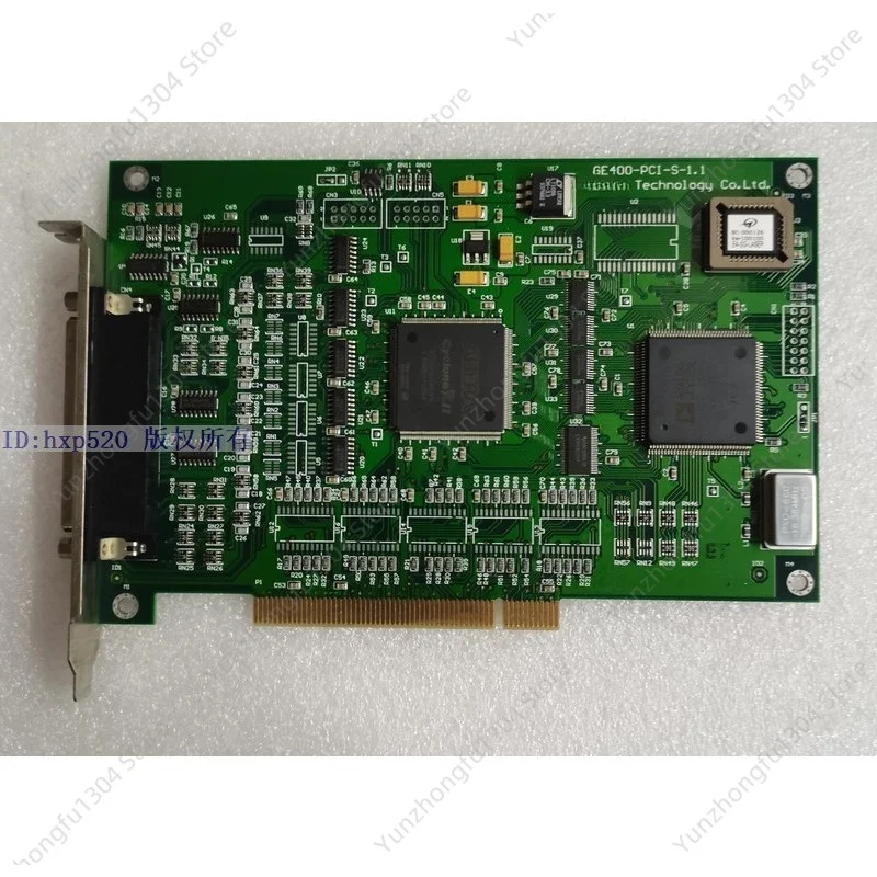 Used, four-axis motion control card GE-400-PCI-S-1.1 E4-SG-LASER in stock