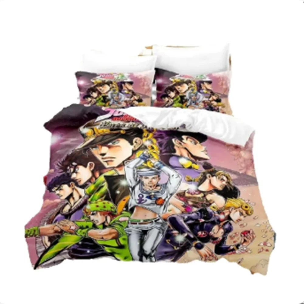 

3d Print Anime JoJo's Bizarre Adventure Bedding Set Single Twin Full Queen King Size Bed Set Adult Kid Bedroom Duvet cover Sets