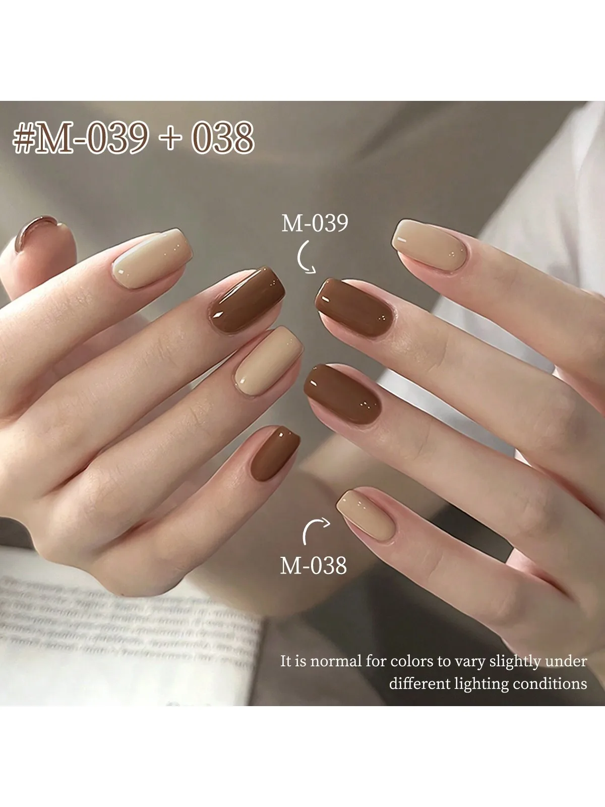 15ml Maillard Gel Nail Polish in Autumn Shiny Semi-Permanent Suit 6 Colors to Choose from UV Varnish Manicure Nail Design