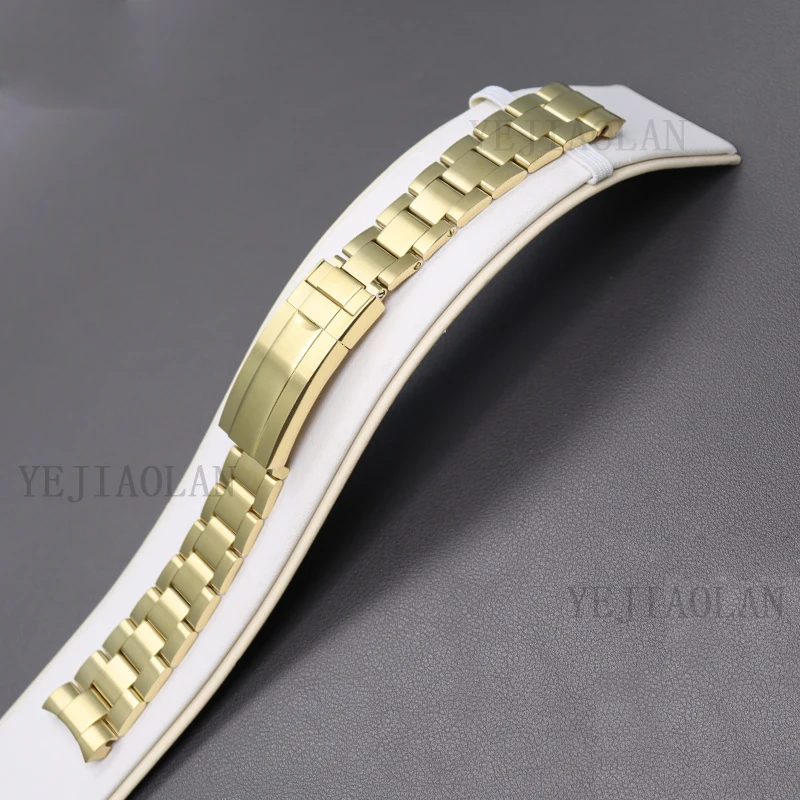 20Mm Dây Đồng Hồ Chắc Chắn 316L Đồng Hồ Nam Dây Thép Không Gỉ Dây An Toàn Gấp Khóa Phần Cho Submariner Daytona NH35 ốp Lưng