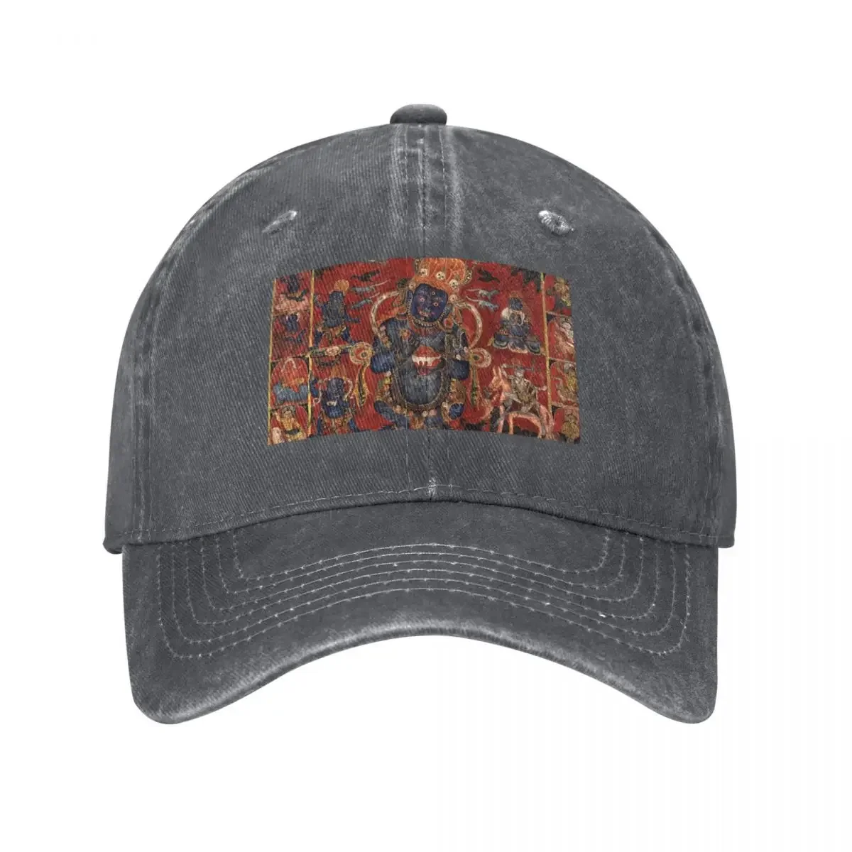 Mandala 153 Mahakala Buddhist Protector Panjarnata Lord of the Pavilion Baseball Cap Snap Back Hat Caps For Men Women's