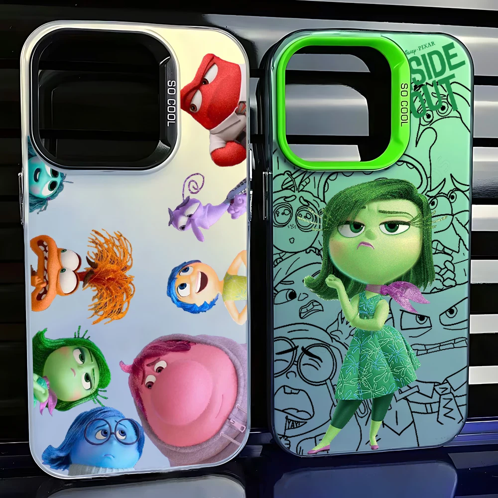 Funny Cute Inside Out 2 Case for Samsung Galaxy S24 S23 S22 S21 S20 Note20 Ultra Plus FE M31 4G 5G Matte Shockproof Back Cover