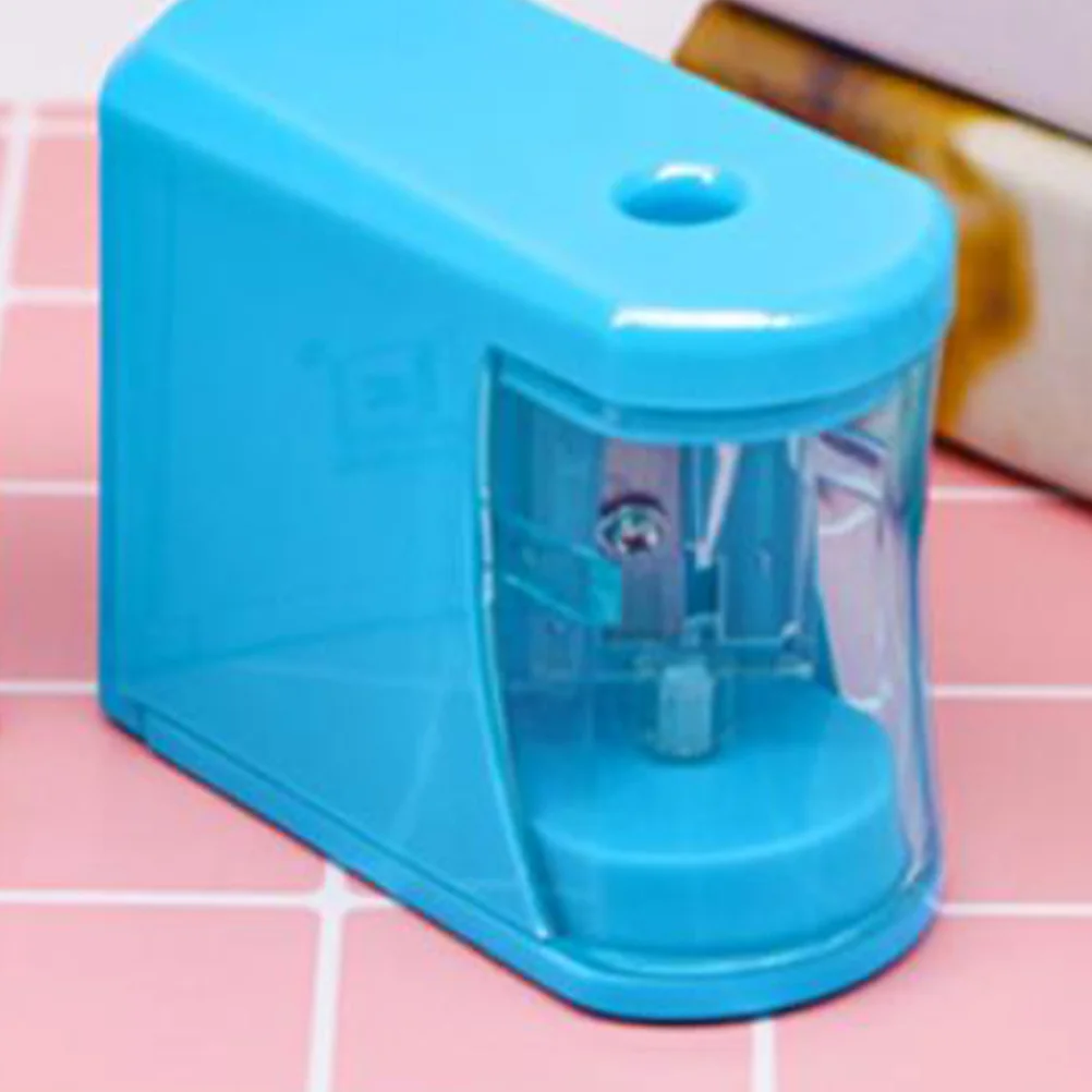 Fast Electric Pencil Sharpener for Students and Artists 5 Second Auto Sharpening with Removable Shavings Box Safe Operation No