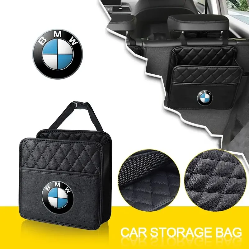 

For BMW F25 F26 F40 F10 F07 G01 G02 G05 G07 F20 F48 F39 F45 Car Storage Bag Multi-function Seat Back Storage Pocket Suspension
