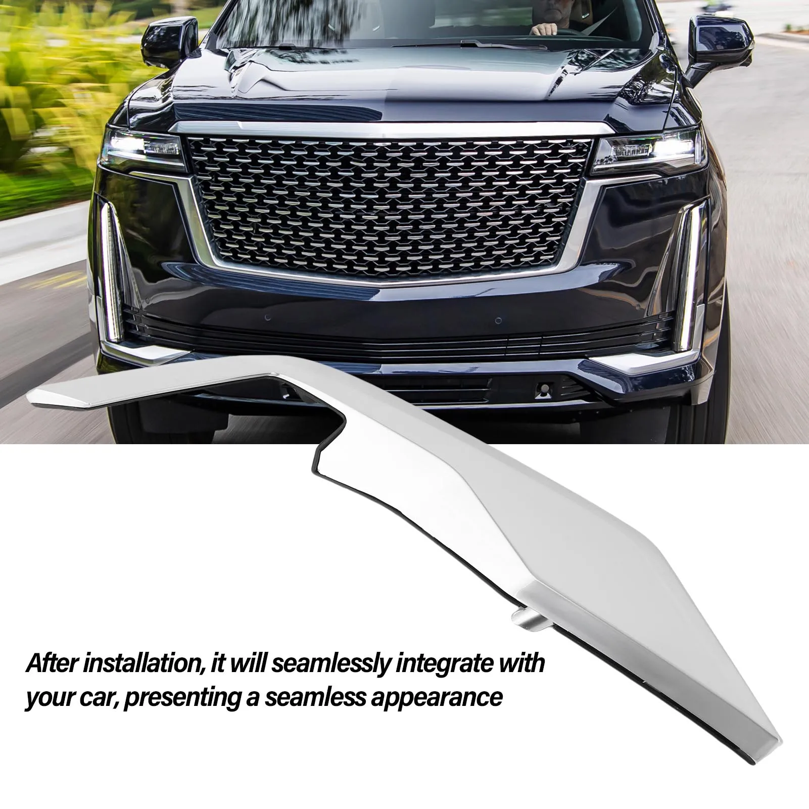 

Front Lower Bumper Moulding - ABS Impact Proof Front Bumper Side Trim for Vehicle Protection & Decoration