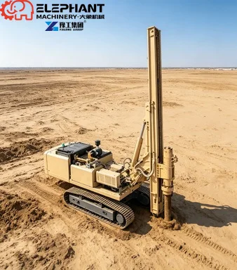 China Diesel Pile Driving Machine Drilling Pile Machine Driven Foundation Vibro Pile Machines