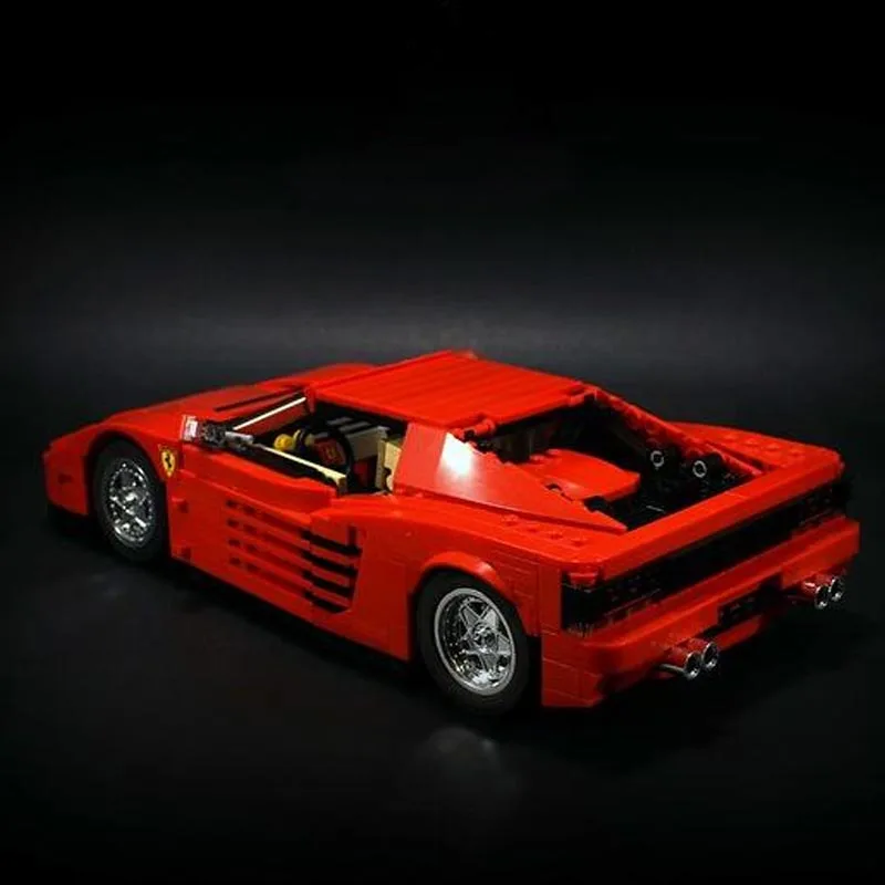 NEW In Stock Supercar Model Testarossa coupe and roadster 2 in 1 Fit MOC-24335 Building Blocks Bricks Kid Toy Christmas Gifts