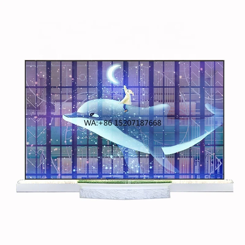 

Super HD Transparent LED Screen Window Wall Indoor Glass Decoration for Shopping Mall for Retail Store Elevator Airport Use