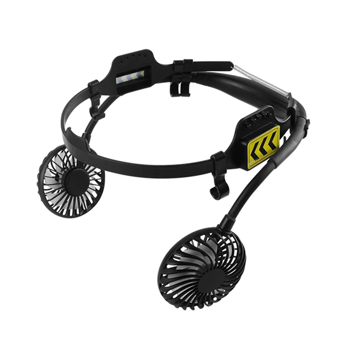 Casco de seguridad con ventilador externo, 3 velocidades, refrigeración de verano, luz nocturna, adecuado para la mayoría de cascos