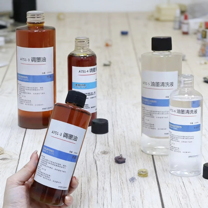 100ml/250ml Ink Blending Oil/Ink Cleaning Fluid Reduce Ink Viscosity Environmentally Friendly Dilute Mixed Ink Cleaning Tools