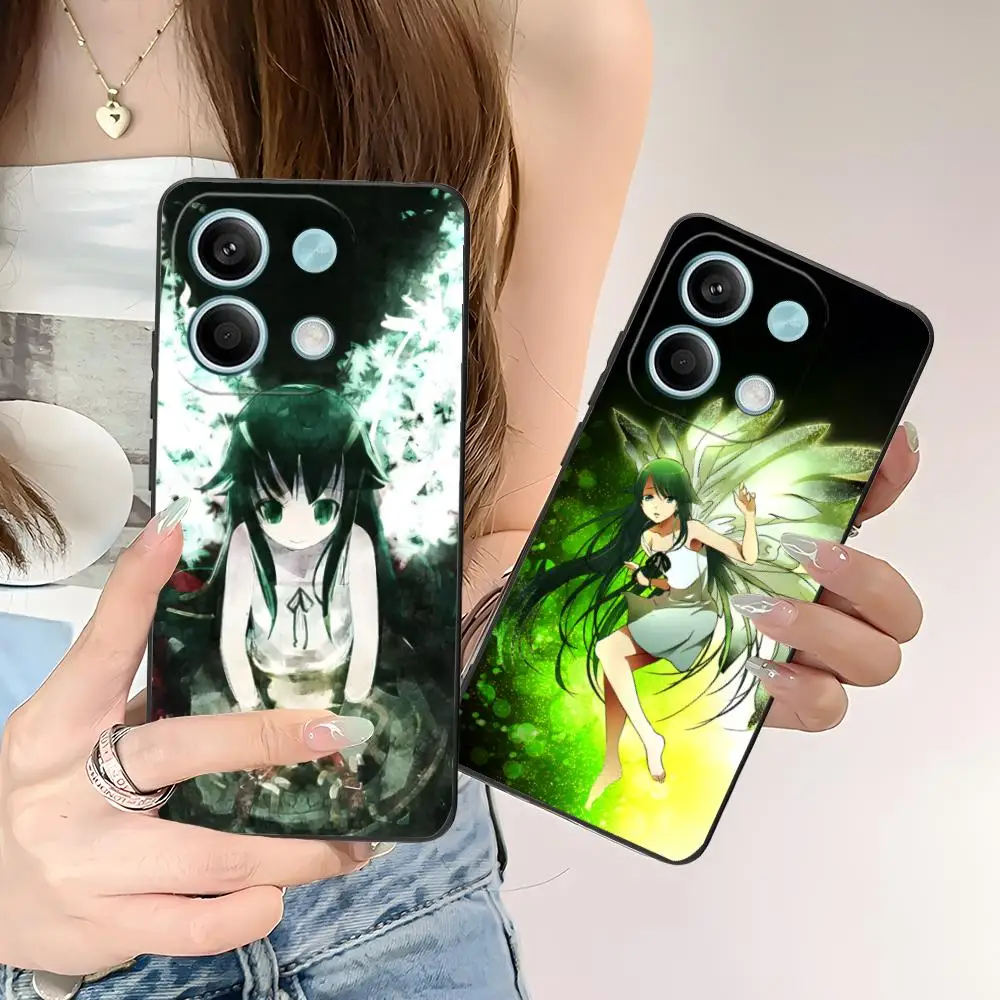 Saya no Uta حافظة هاتف محمول لهاتف POCO F6 F5 F4 F3 F2 Pro GT C40 غطاء حماية مطبوع ملون للهواتف الذكية الجميلة