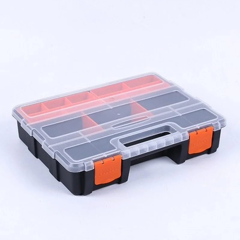 Tragbare Teilebox, Hardware-Aufbewahrungsbox, Kunststoffkoffer, Mehrfach-Kombinations-Schraubenaufbewahrungsbox, Werkzeugkasten für die Garage. – Detail 5
