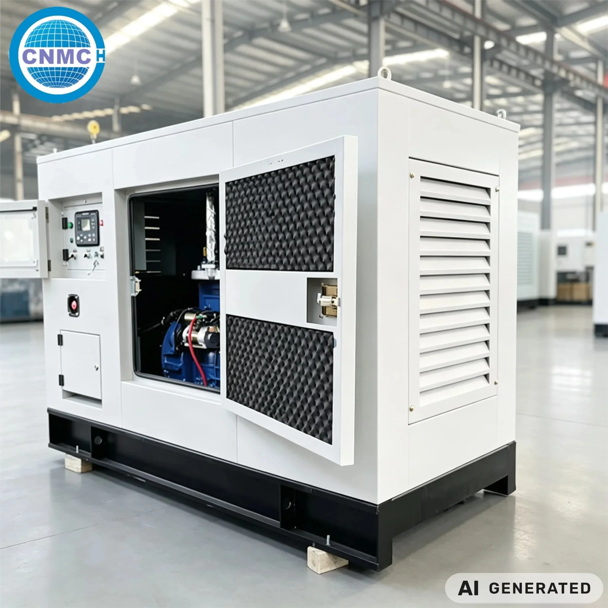 CNMC 30KW 50KW 80KW 100KW 200KW Silent Diesel Generator Cummins Engine Electricity Generators Emergency Power CE Certified