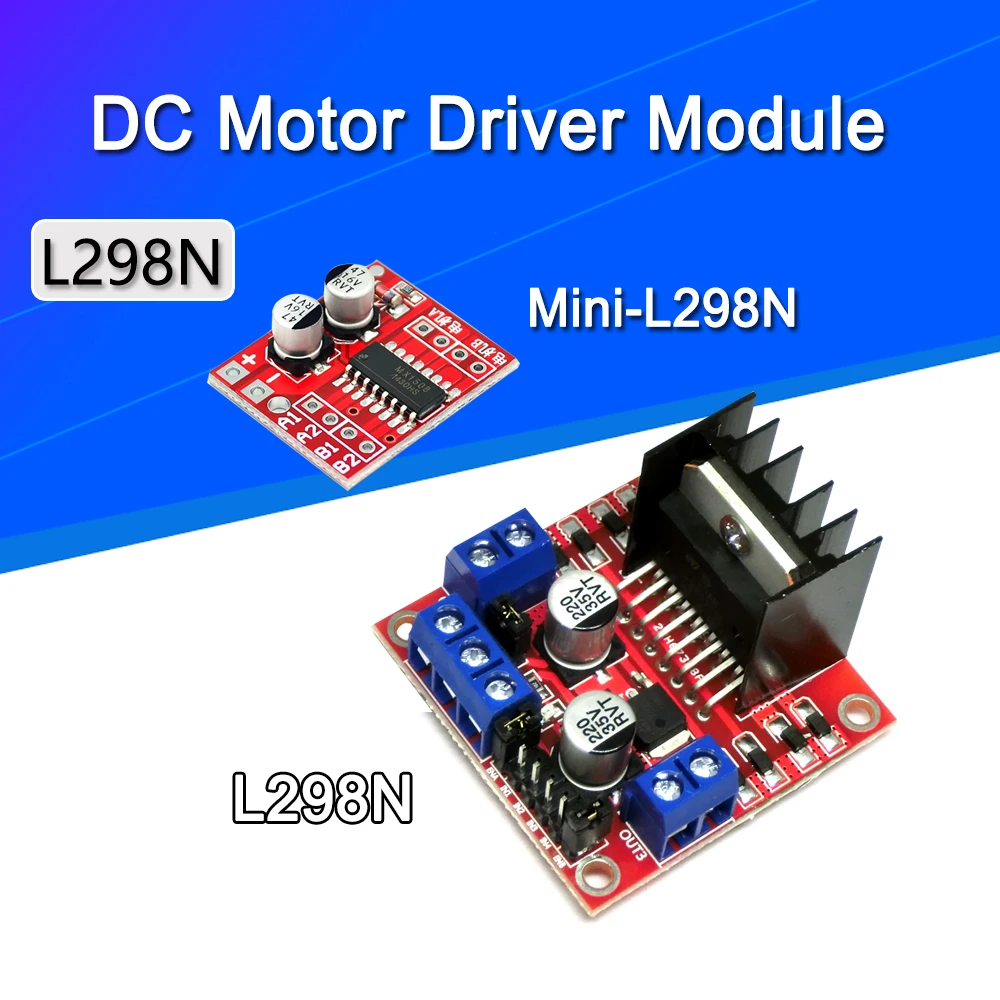 1/5/10Pcs L298N DC Stepper Motor Driver Module Dual H‑Bridge Controller For Robot Smart Car Peltier Element Arduino