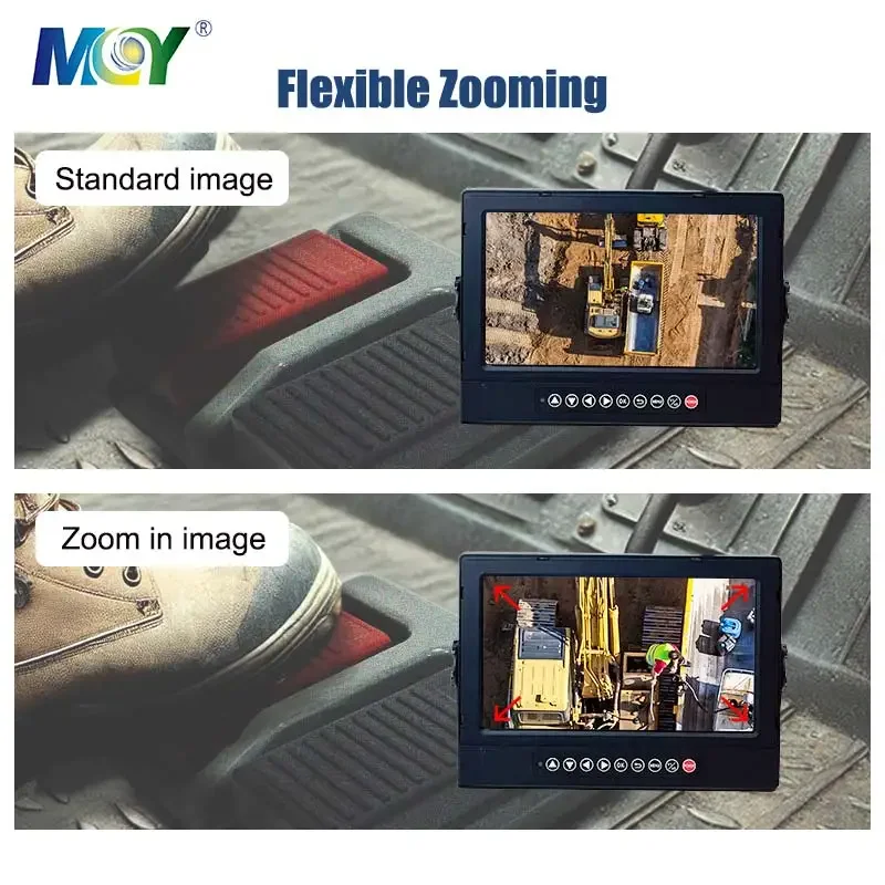 شاشة 2025 بوصة مقاومة للماء 30 X زووم بصري نظام مراقبة كاميرا برج البناء اللاسلكي مع حزمة بطارية مغناطيسية