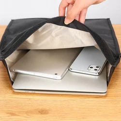 Faraday Bag RFID Signal Blocking Shielding Pouch Notebook Laptop Car Key Phone Blocker Handbag Anti-tracking EMF Protection