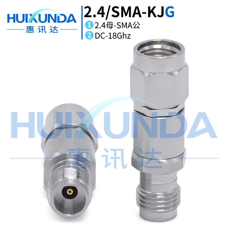 

2.4MM/SMA-KJG millimeter wave 18G test grade SMA revolution 2.4MM female adapter SMA/2.4-JKG