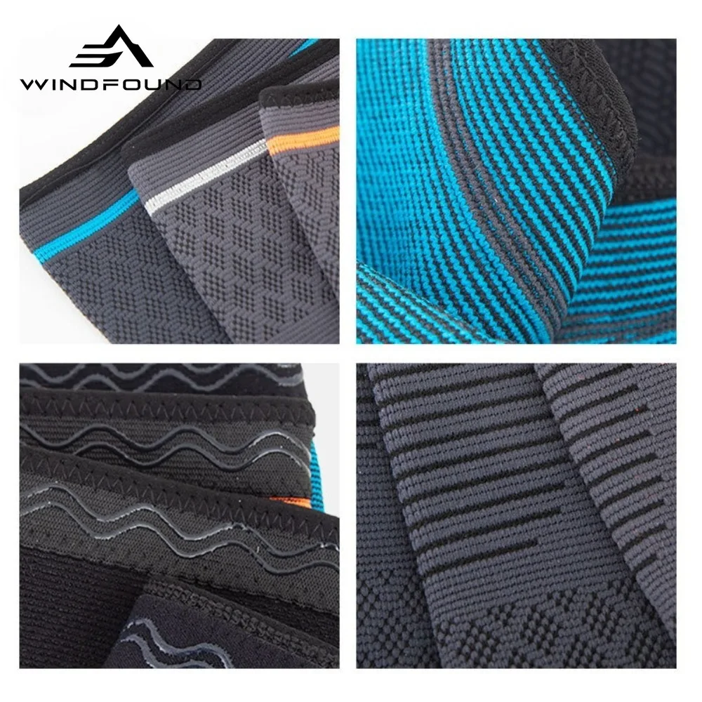 Breathable Non-slip High-elastic Knitted Sports Knee Brace—ideal for Running Basketball Cycling and Fitness A Sports Essential