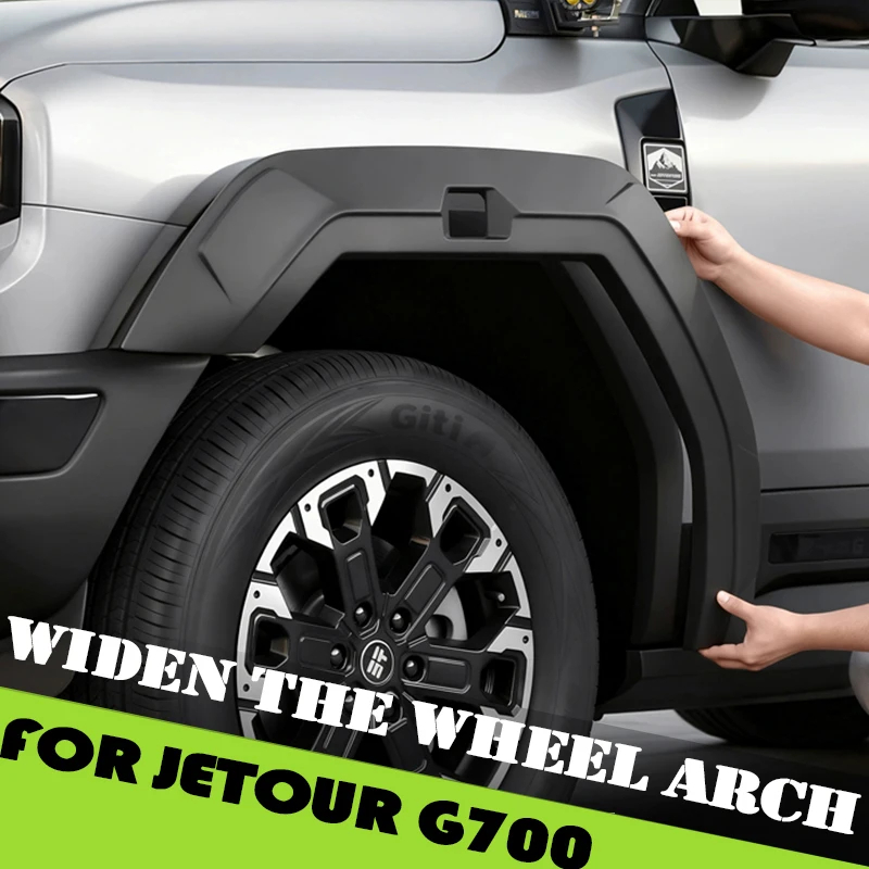 

Car Widened Wheel Arches Fit for Jetour G700 Modified Car Door Scratch Protection Plate Black Warrior Wide Body Wheel Arches