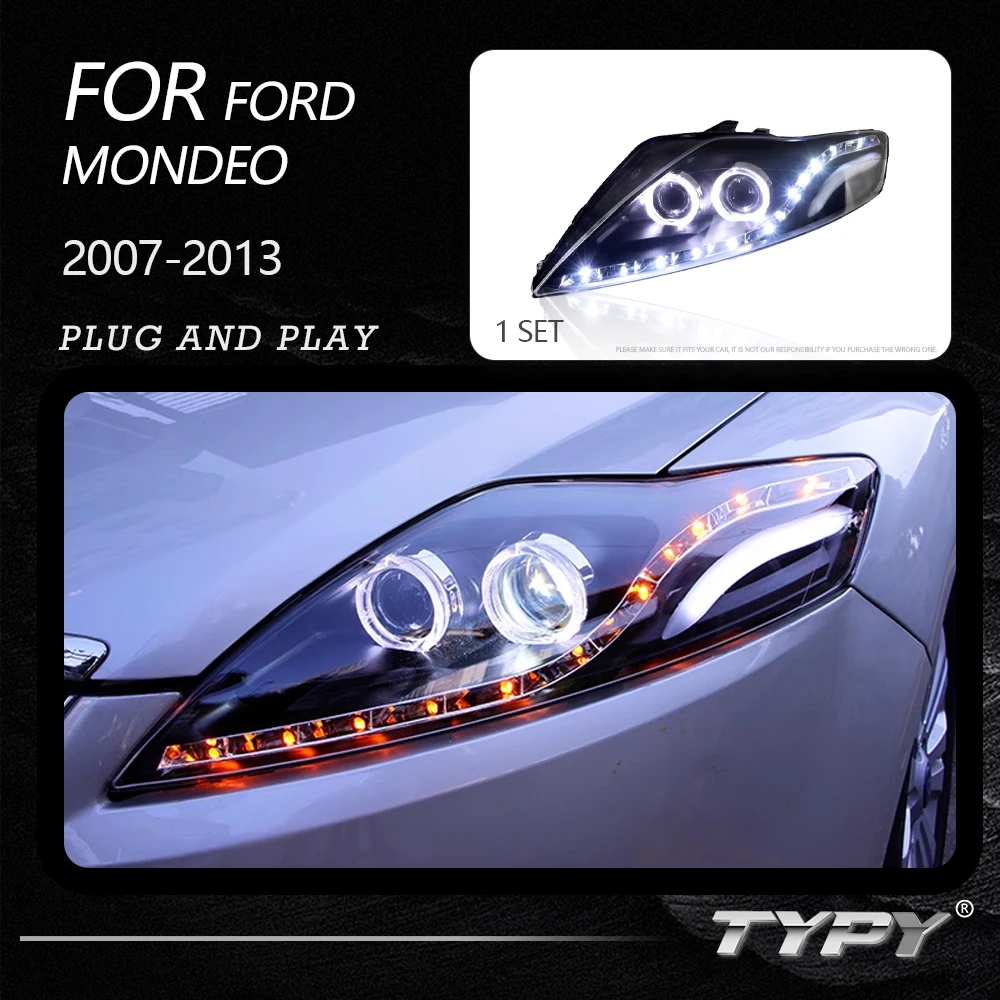 

TYPY Dynamic Signal Head Lamp Automotive Accessories Upgrade Modified New LED For Ford Mondeo 2007-2013 Headlights