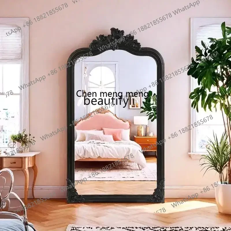 

ss1001 European dressing full-body mirror American wall-mounted bedroom household floor-to-ceiling mirror