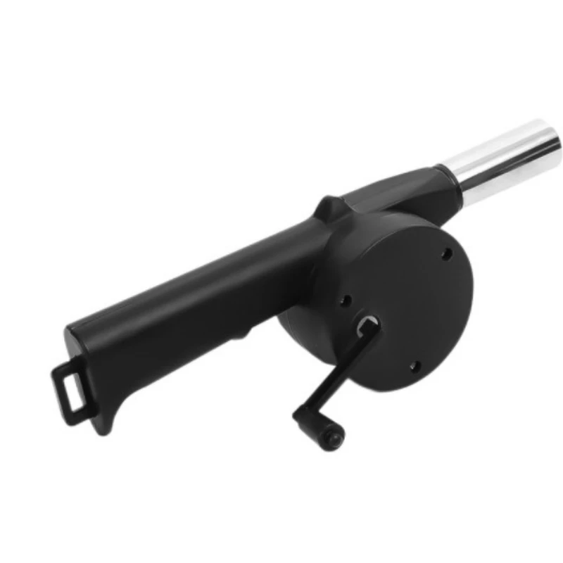 BBQ Fan Small Blast Engine with Air Collecting Adjustable Speed Cooking Tool US/EU Plug Handheld Barbecue Blower Camping