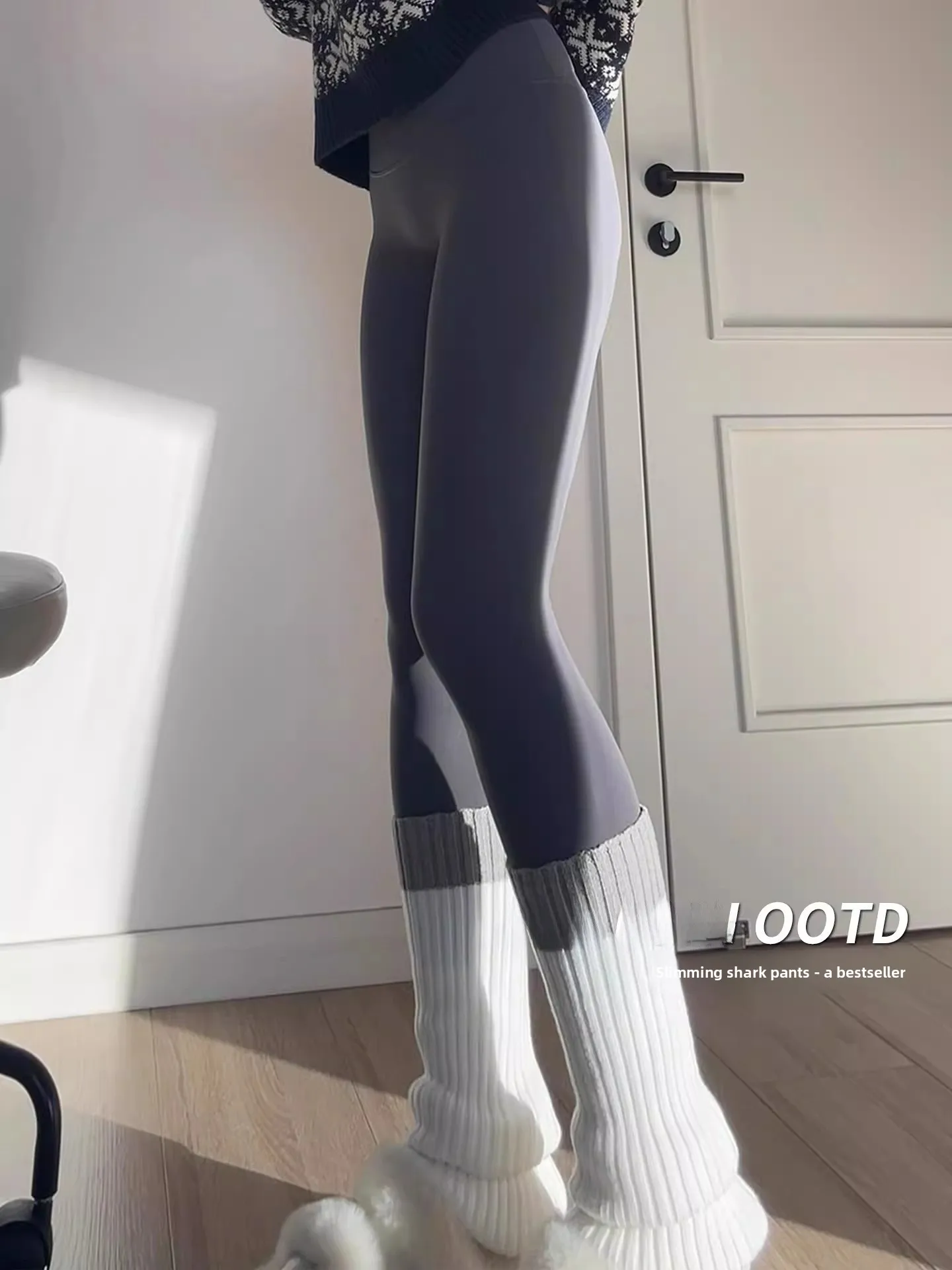 

Женские брюки для йоги Thiened Fce arkskin с высокой талией, утепленные, для зимы, для активного отдыха на улице, теплые и удобные.