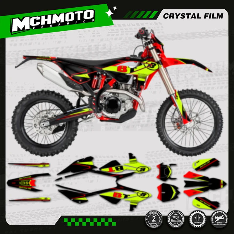 

MCHMFG For BETA 2023-2025 2023 2024 2025 RR ENDURO 250 300 350 Motorcycle Team Motorcycle Decal Stickers -003