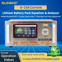 Égaliseur de batterie au lithium à courant élevé, réparation de différence de pression, entretien de voiture, D1024, D1524, 15A