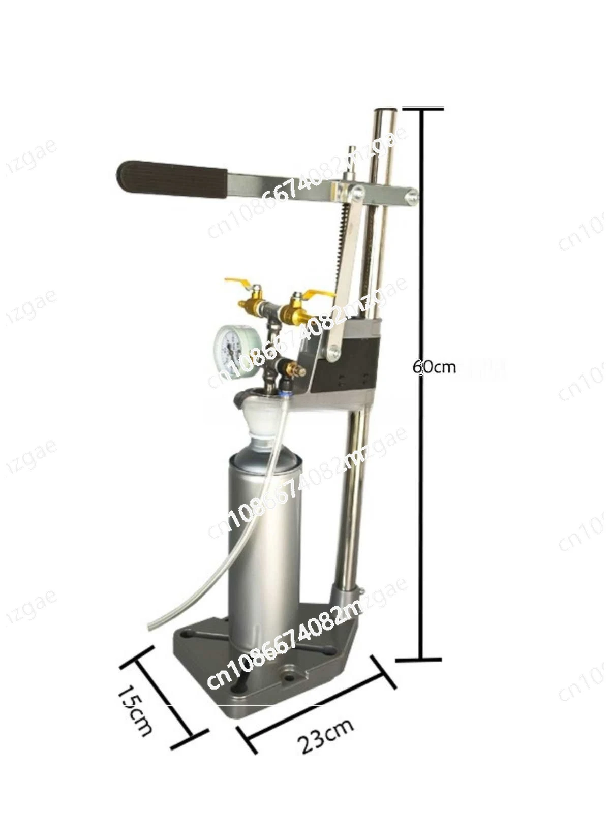 Homebrew Beer Pressure Filler Defoaming Bottling Equipment PET Glass Bottle Manual Filling in stock