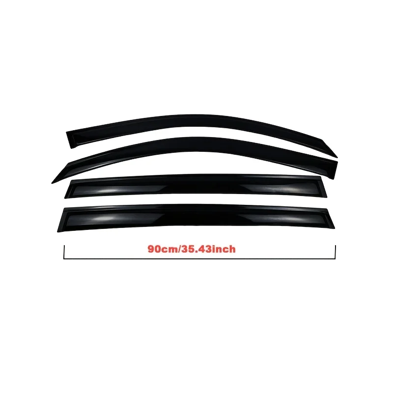 Window Visor Compatible for Volkswagen (VW) Tiguan 2007-2016 Window Visors Car Side Window Weathershield