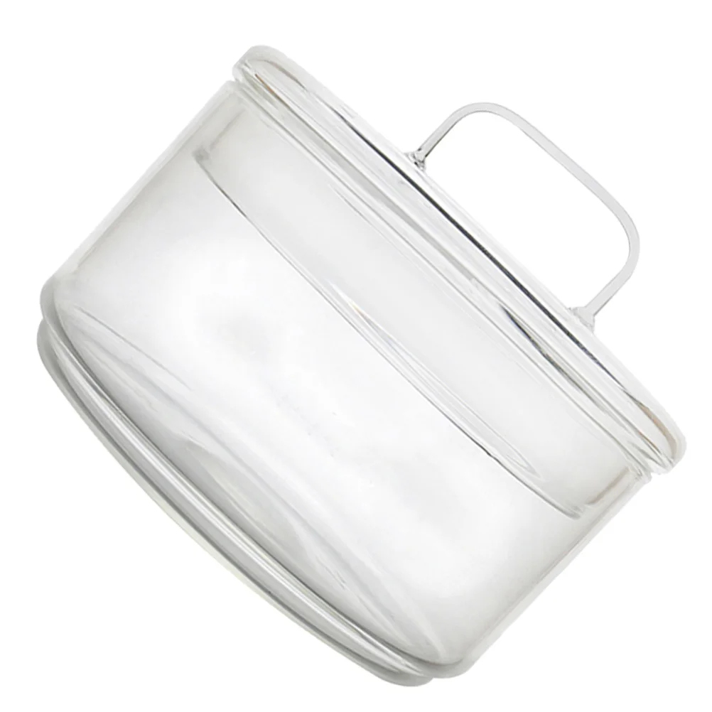 1Pcs Glass Bowl with Lid Multifunctional Salad Snack Storage Container One Piece Molding Technology Easy Clean