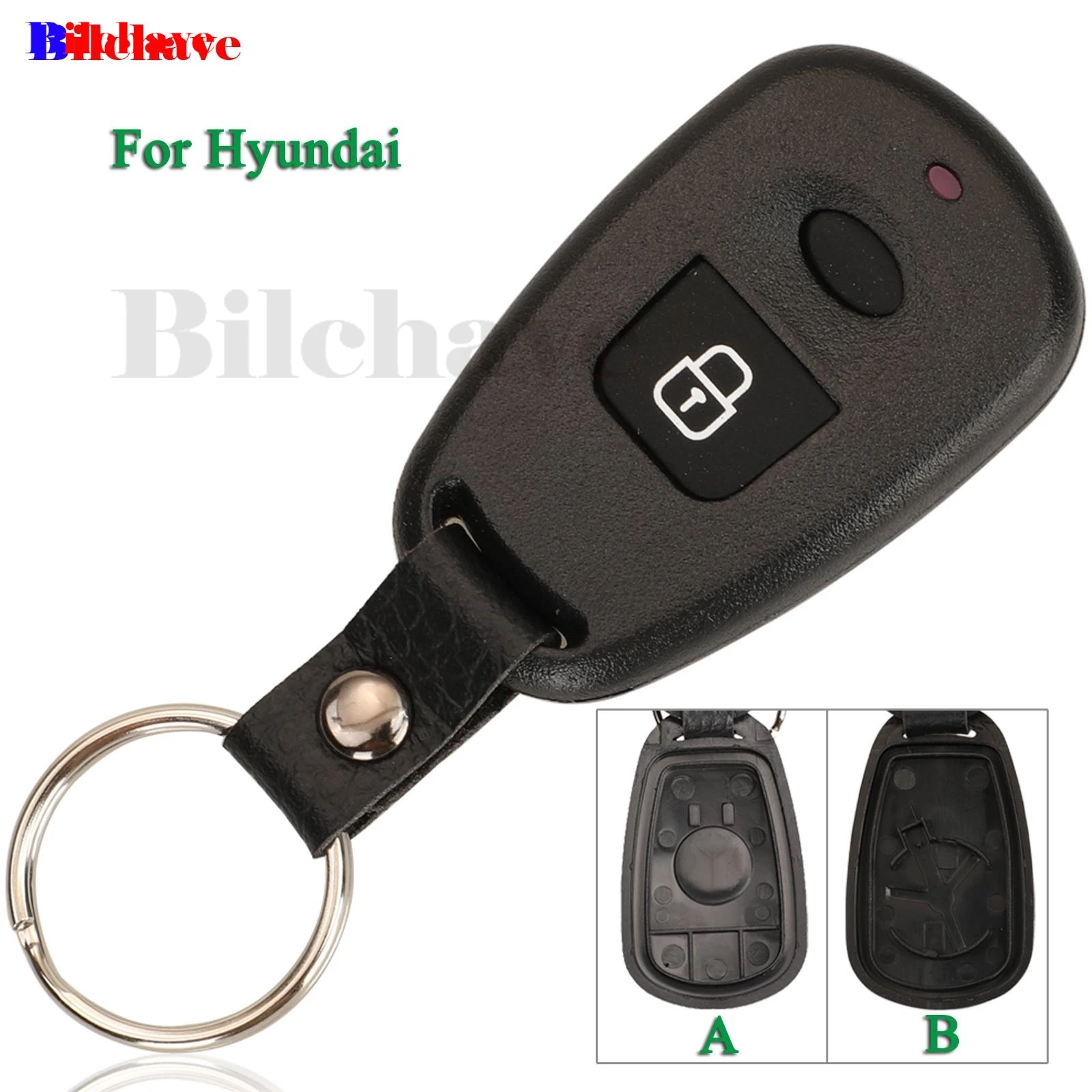 

jingyuqin 2 Buttons For Hyundai ELANTRA 2001 2003 Fob Remote Car Key Shell Case Replacement