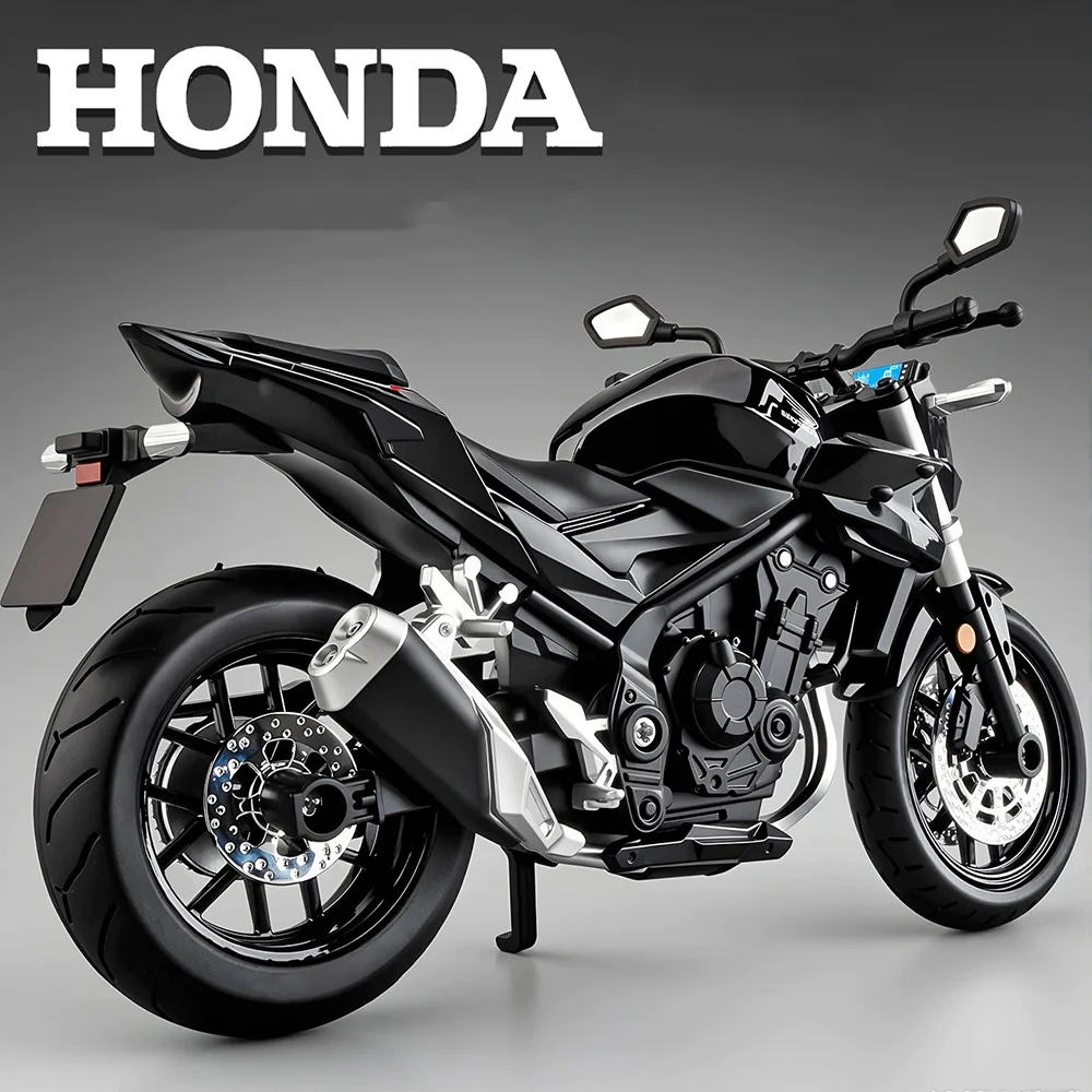 1:12 Honda CB400F CBR1000 Miniatur Motorrad Diecast Legierung Modell Spielzeug Auto Sound Licht Zurückziehen Vorderrad Lenkung Junge Geschenke