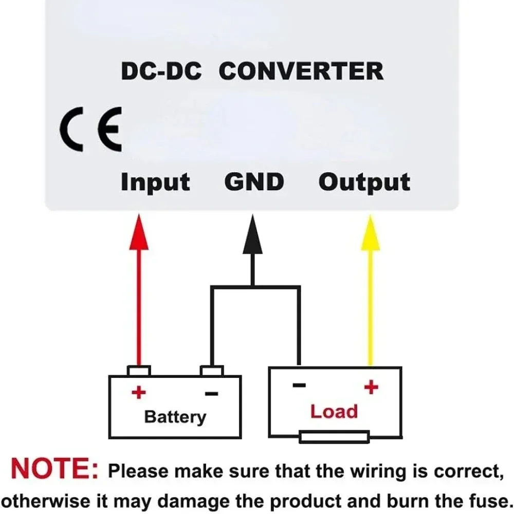 24V/ to 13.8V 80A - 120A DC 24V to DC 13.8V Step Down DC-DC Converter Buck Car Power Supply Car Boat Regulator 18-36V CE RoHS 6