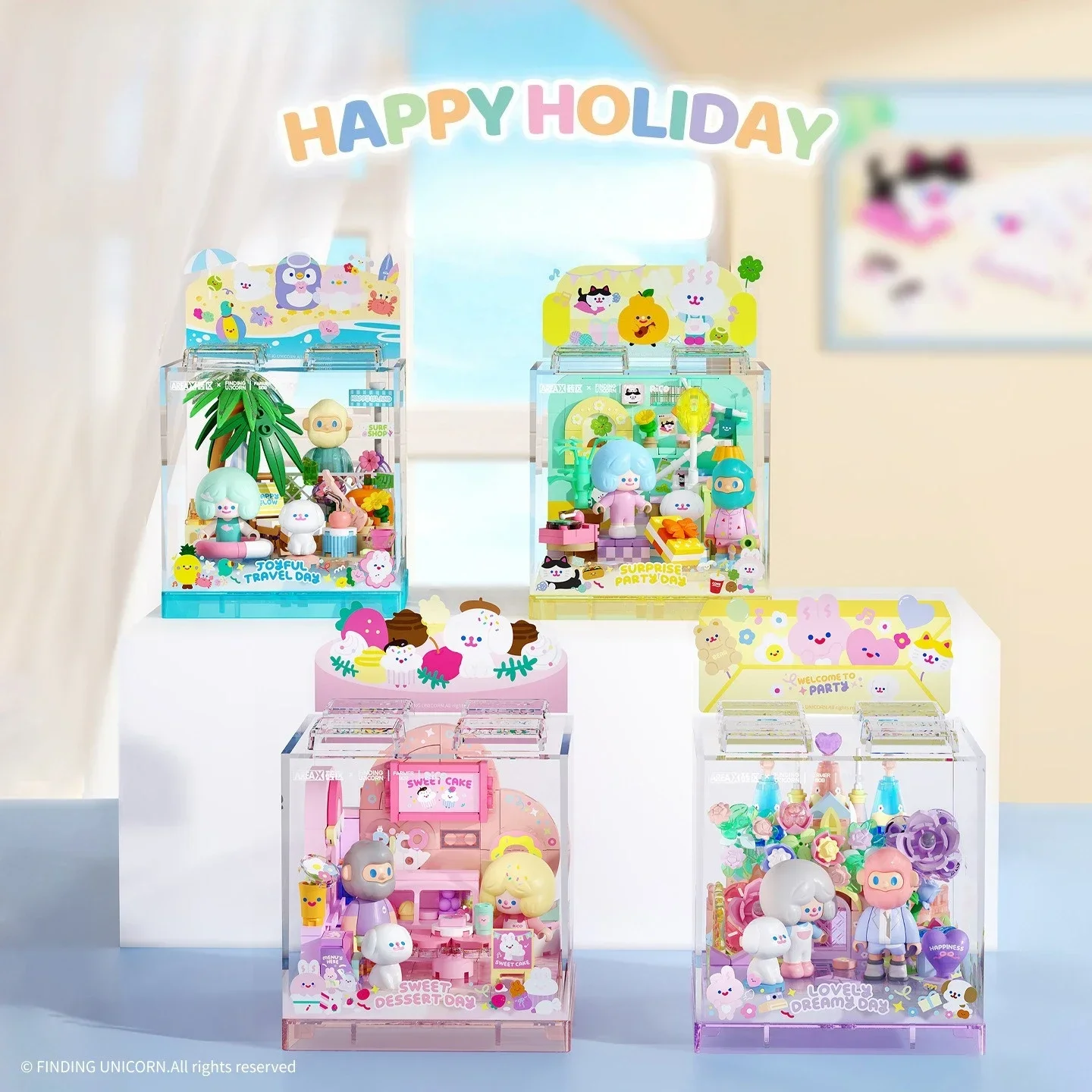 

Натуральная кирпичная зона, ищущая для единорога, строительный блок, глухая коробка, неторопливый праздник, собранные игрушки, подарок-сюрприз для девочек