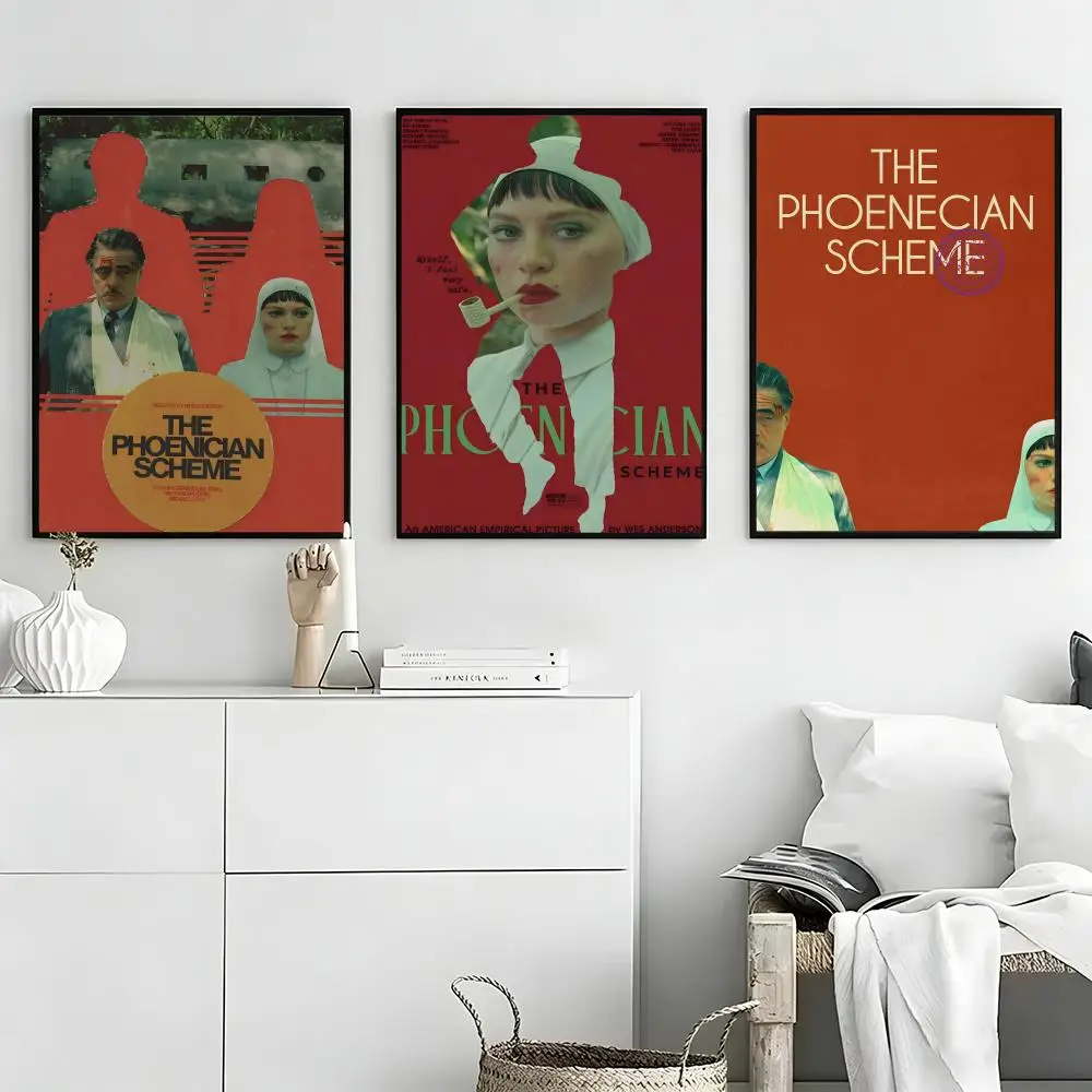 T-The Phoenician Scheme Poster High-quality vintage prints & posters for home, bar, cafe, aesthetic wall art.